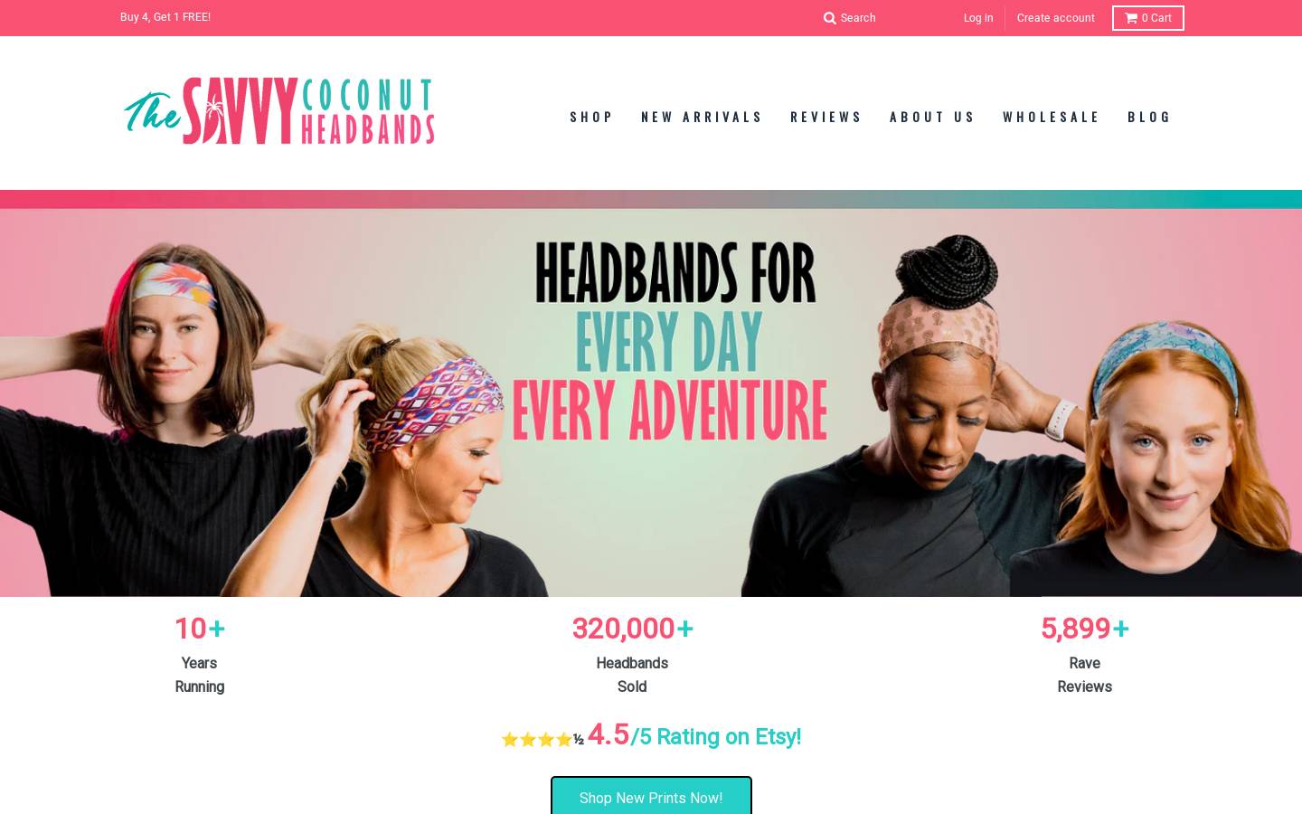 thesavvycoconut.com homepage screenshot