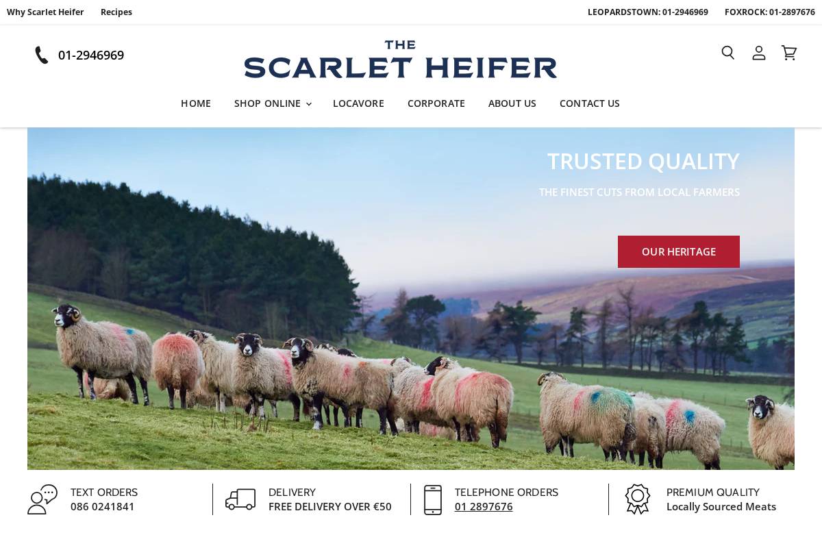 thescarletheifer.com homepage screenshot