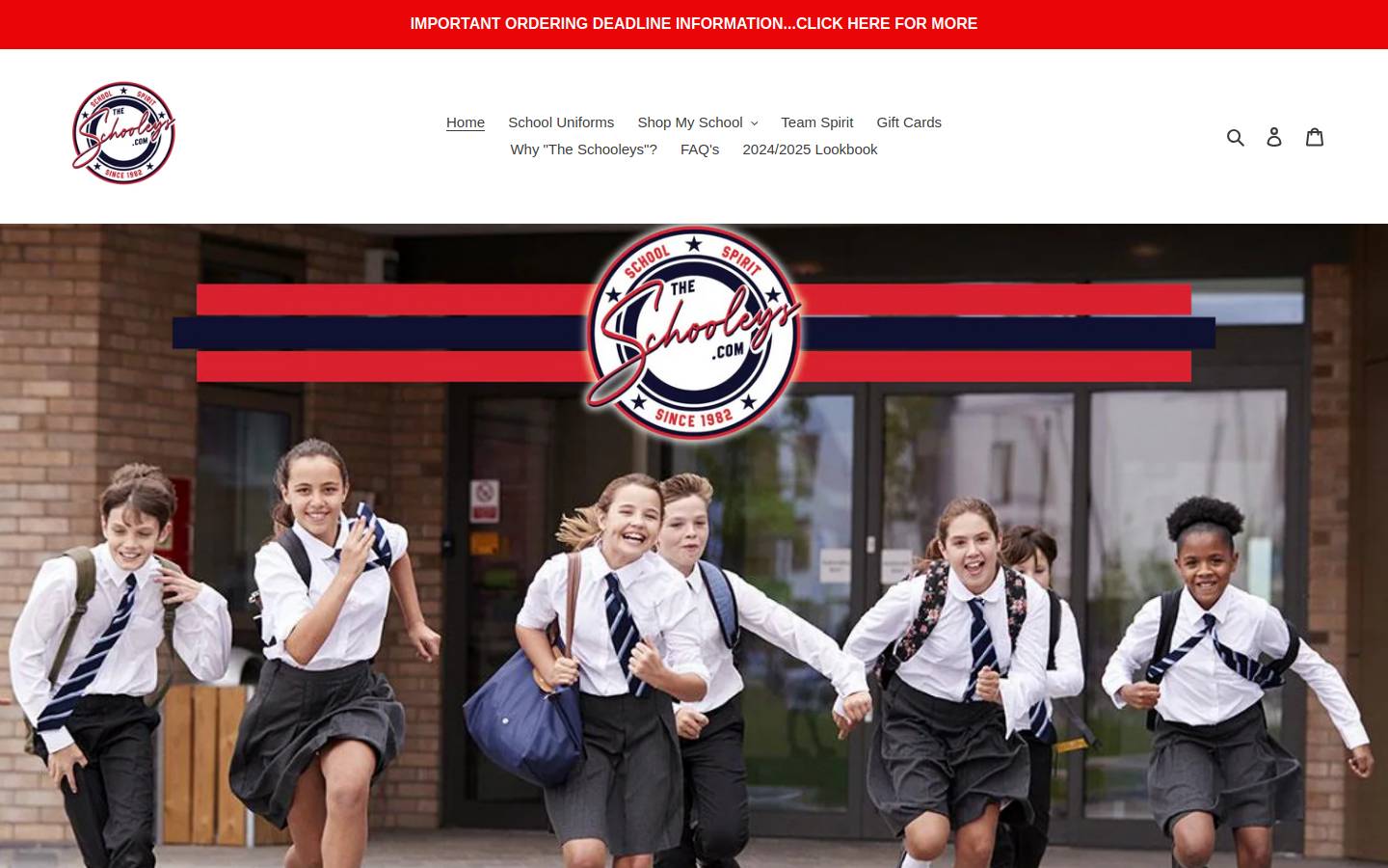 theschooleys.com homepage screenshot