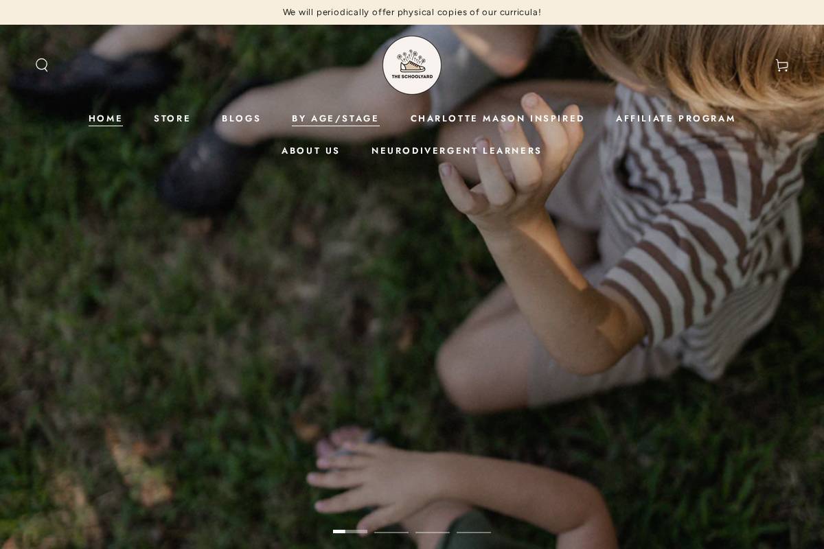 theschoolyardco.com homepage screenshot