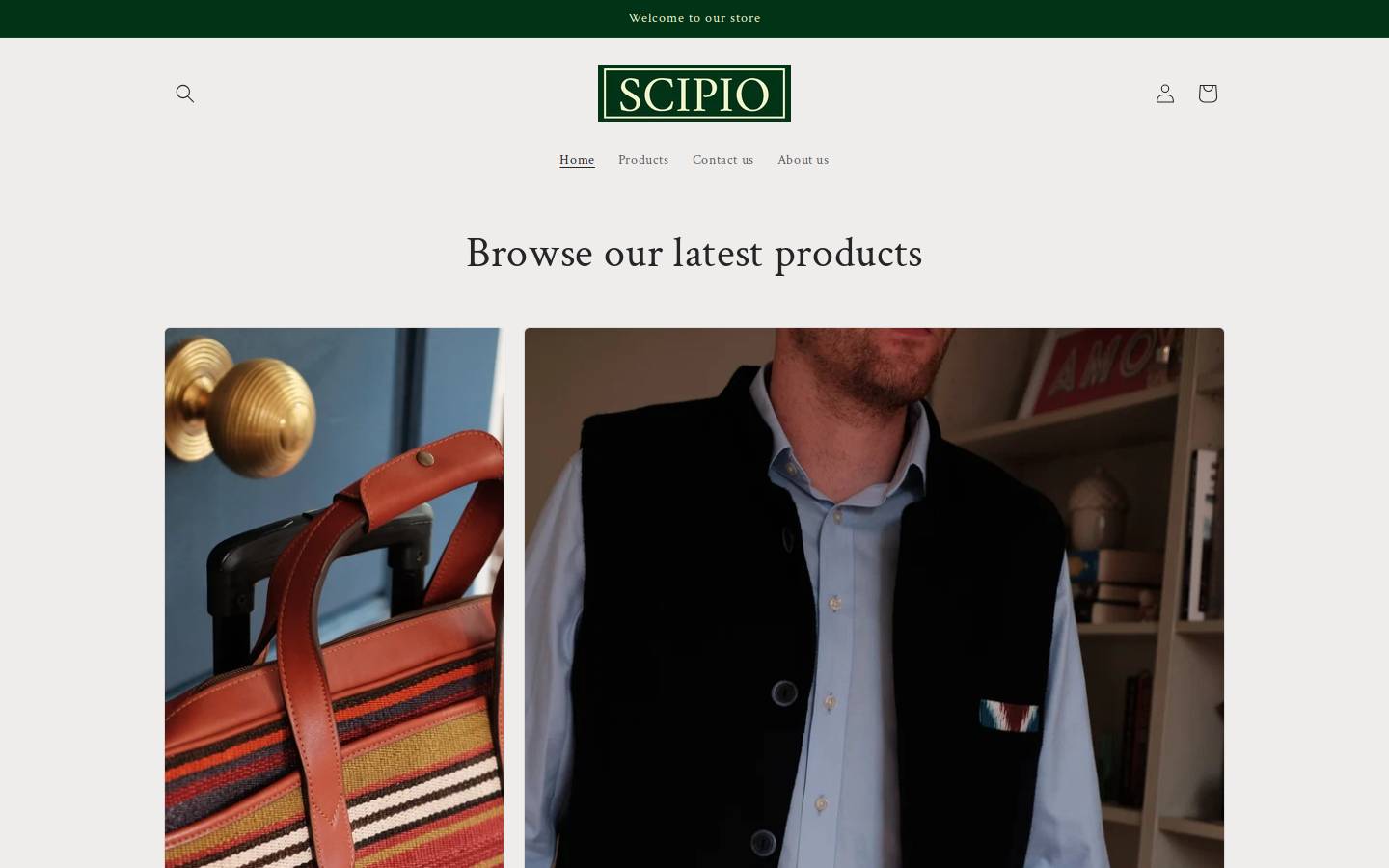 thescipio.com homepage screenshot