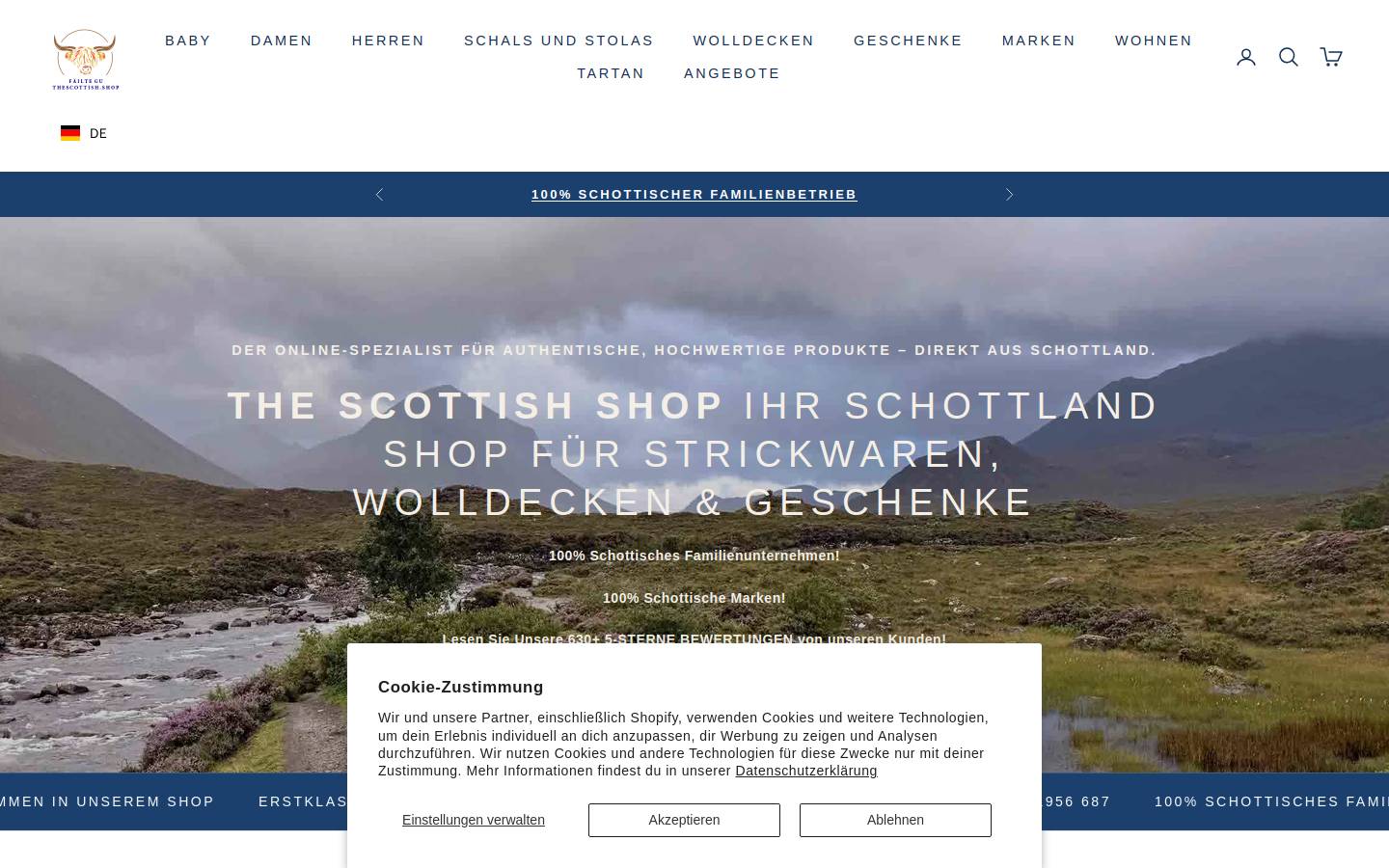 www.thescottish.shop homepage screenshot