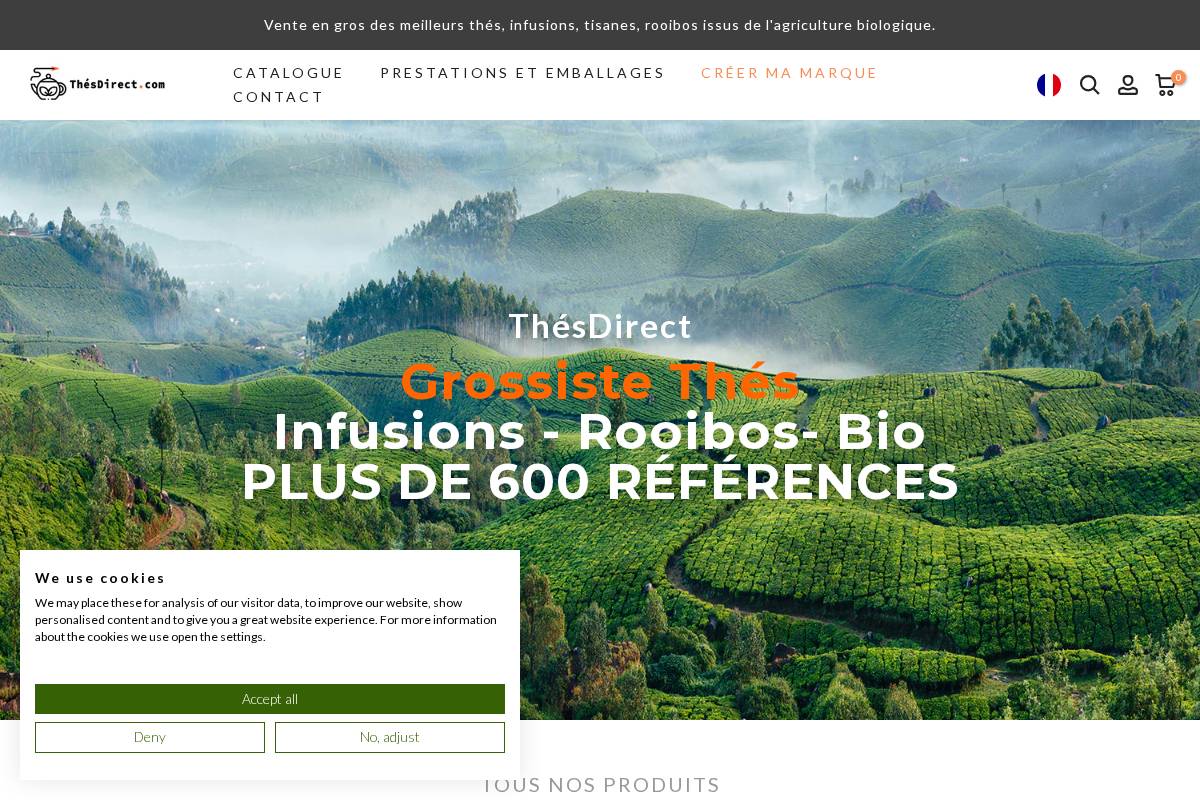 Thesdirect homepage screenshot