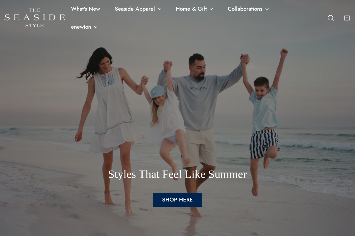 theseasidestyle.com homepage screenshot