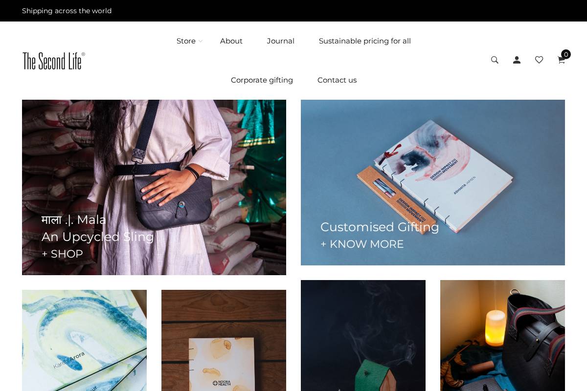 thesecondlife.co homepage screenshot