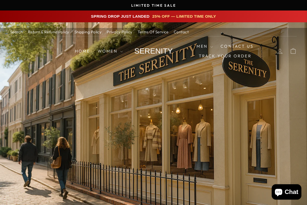 Theserenitys homepage screenshot