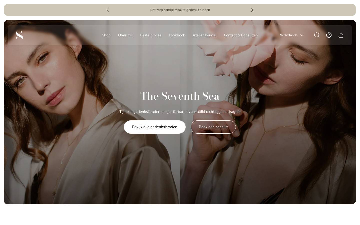 theseventhsea.nl homepage screenshot