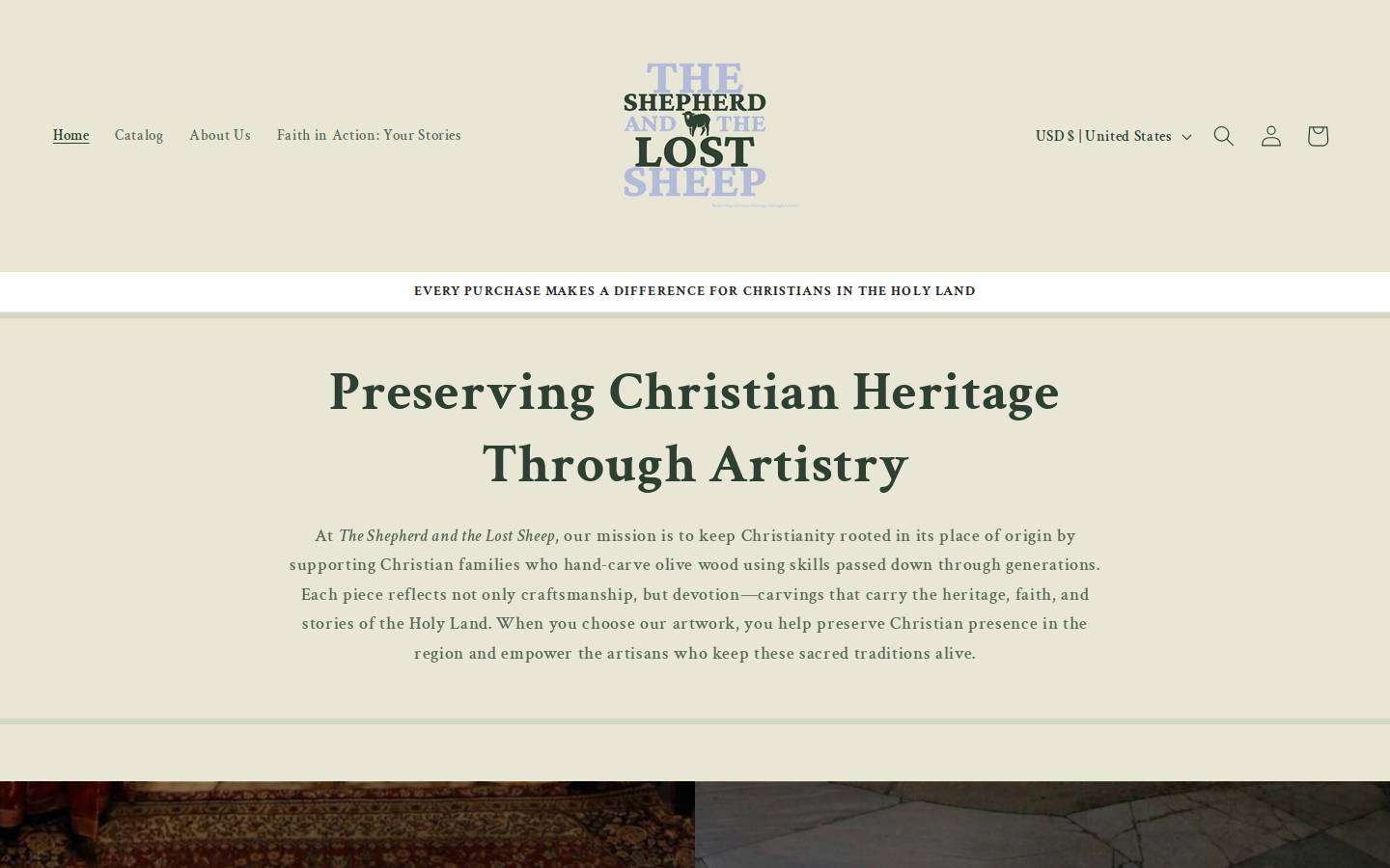 theshepherdandthelostsheep.net homepage screenshot