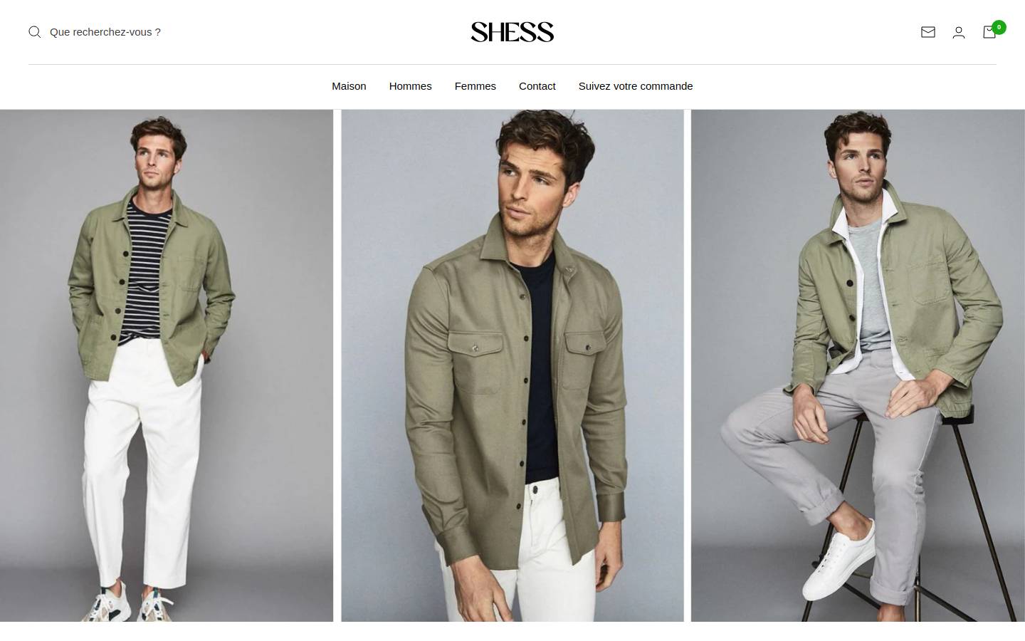 Theshess homepage screenshot