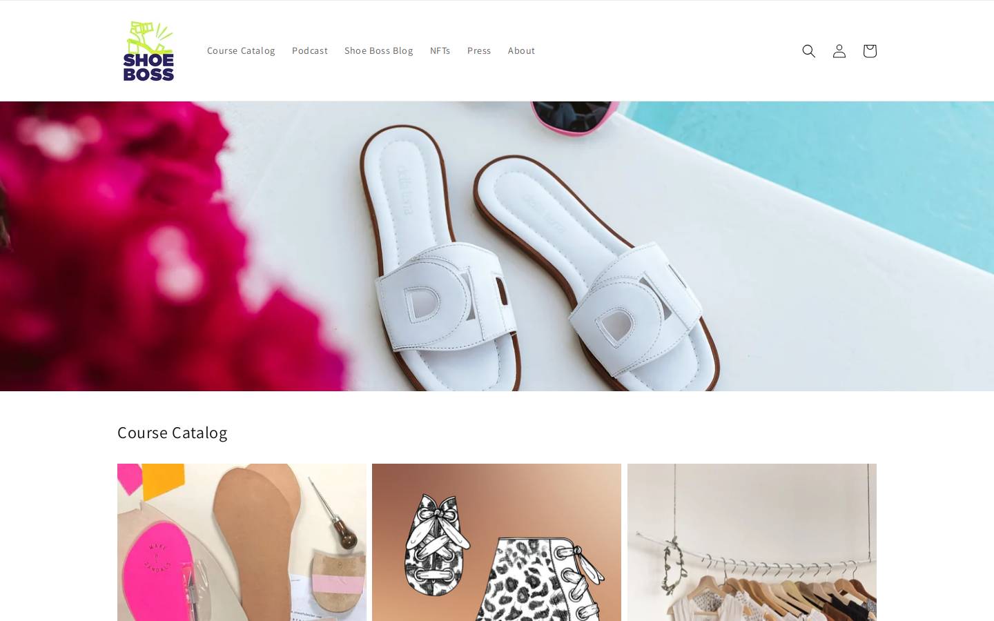 theshoeboss.com homepage screenshot