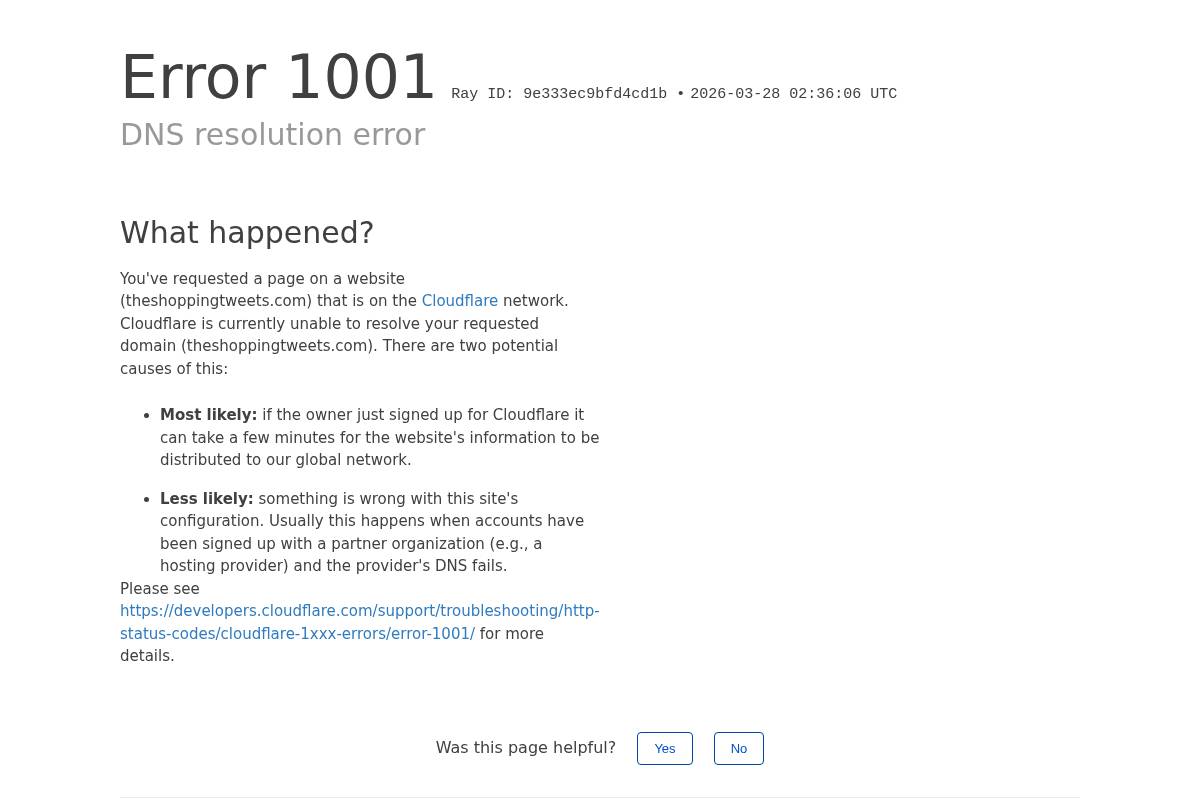 theshoppingtweets.com homepage screenshot