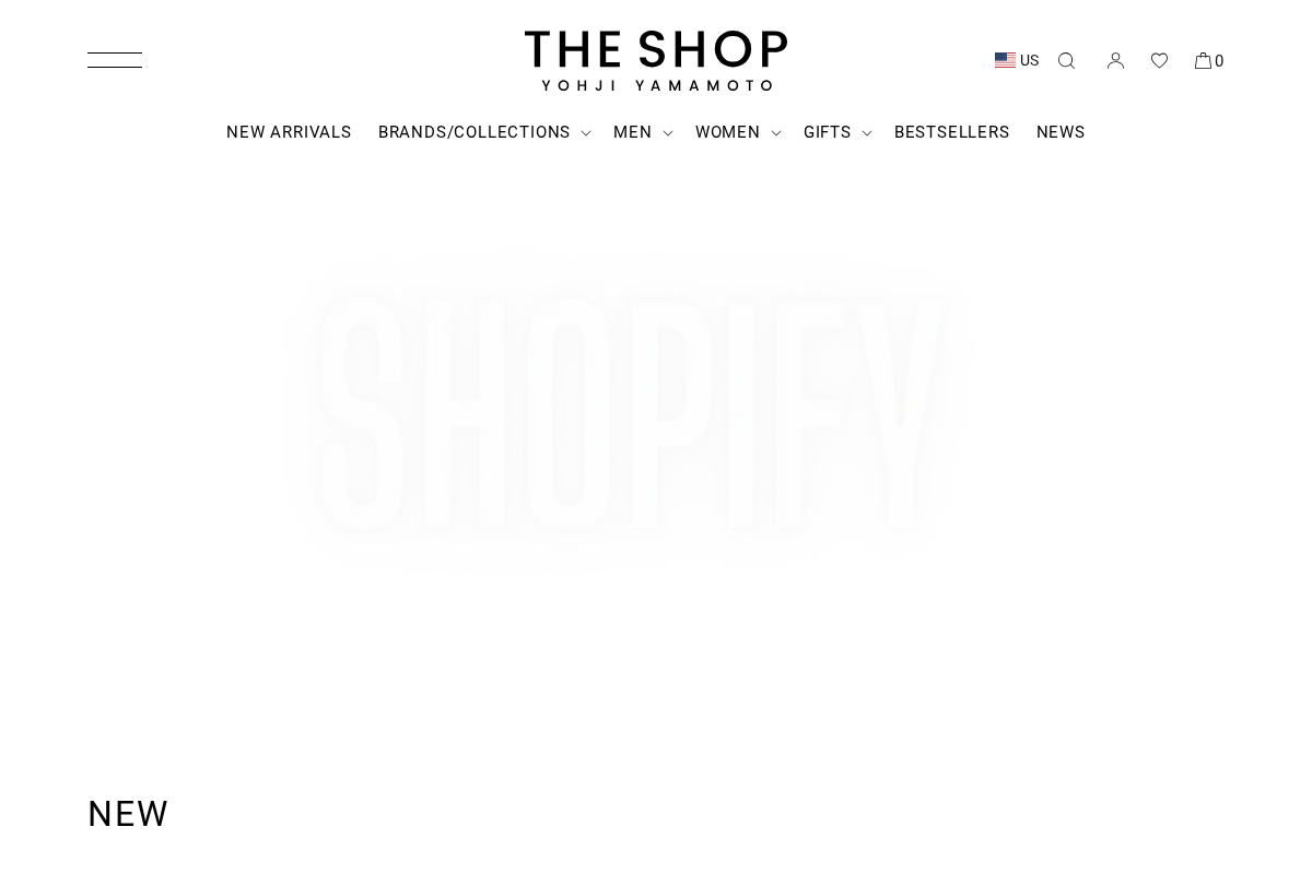 THE SHOP YOHJI YAMAMOTO homepage screenshot