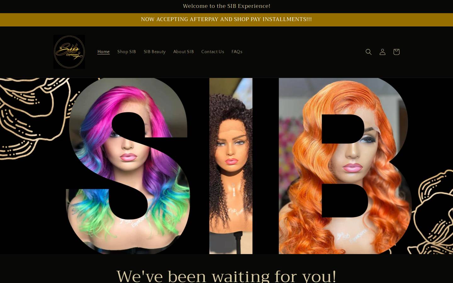 thesibexperience.com homepage screenshot