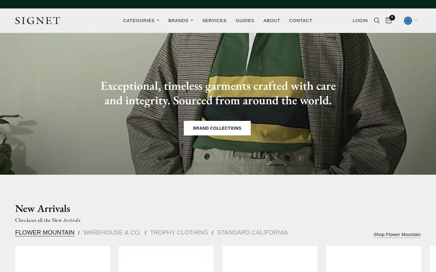 thesignetstore.com homepage screenshot