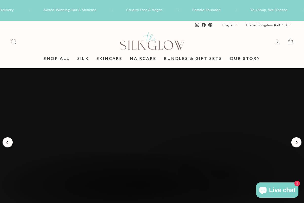 The Silk Glow  homepage screenshot