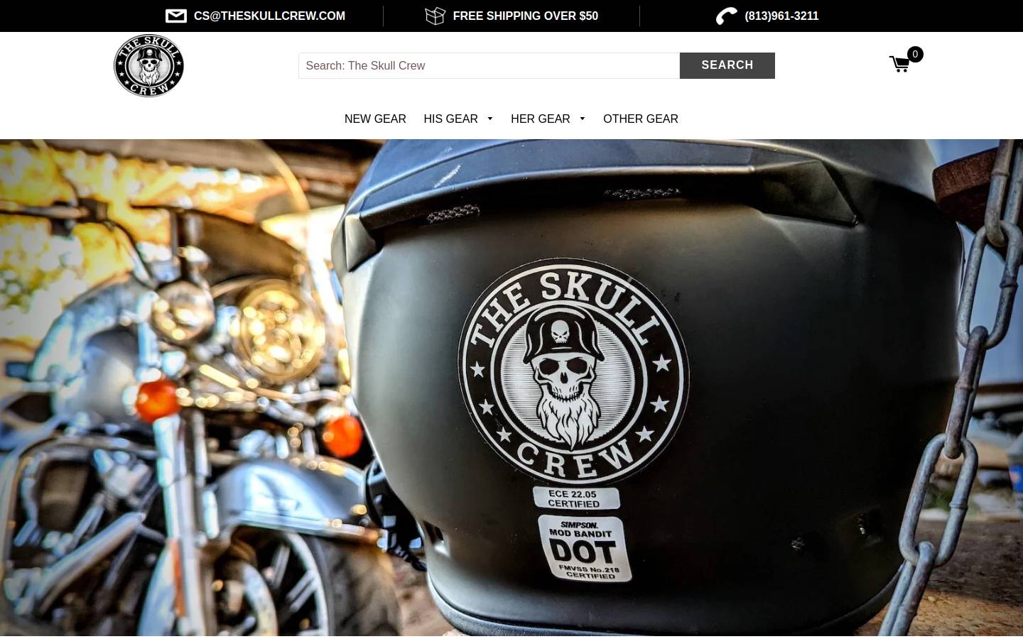 theskullcrew.com homepage screenshot