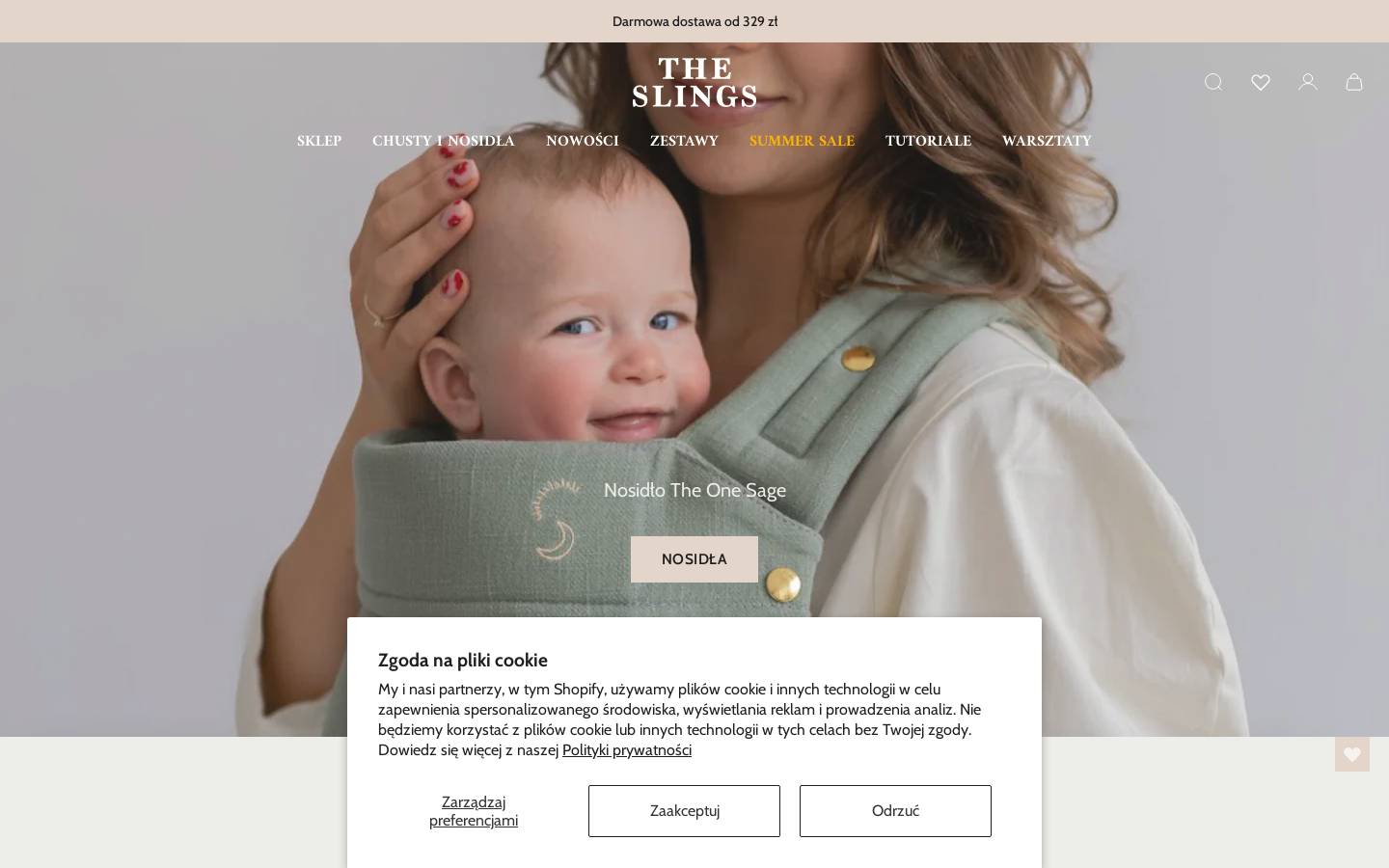 theslings.pl homepage screenshot