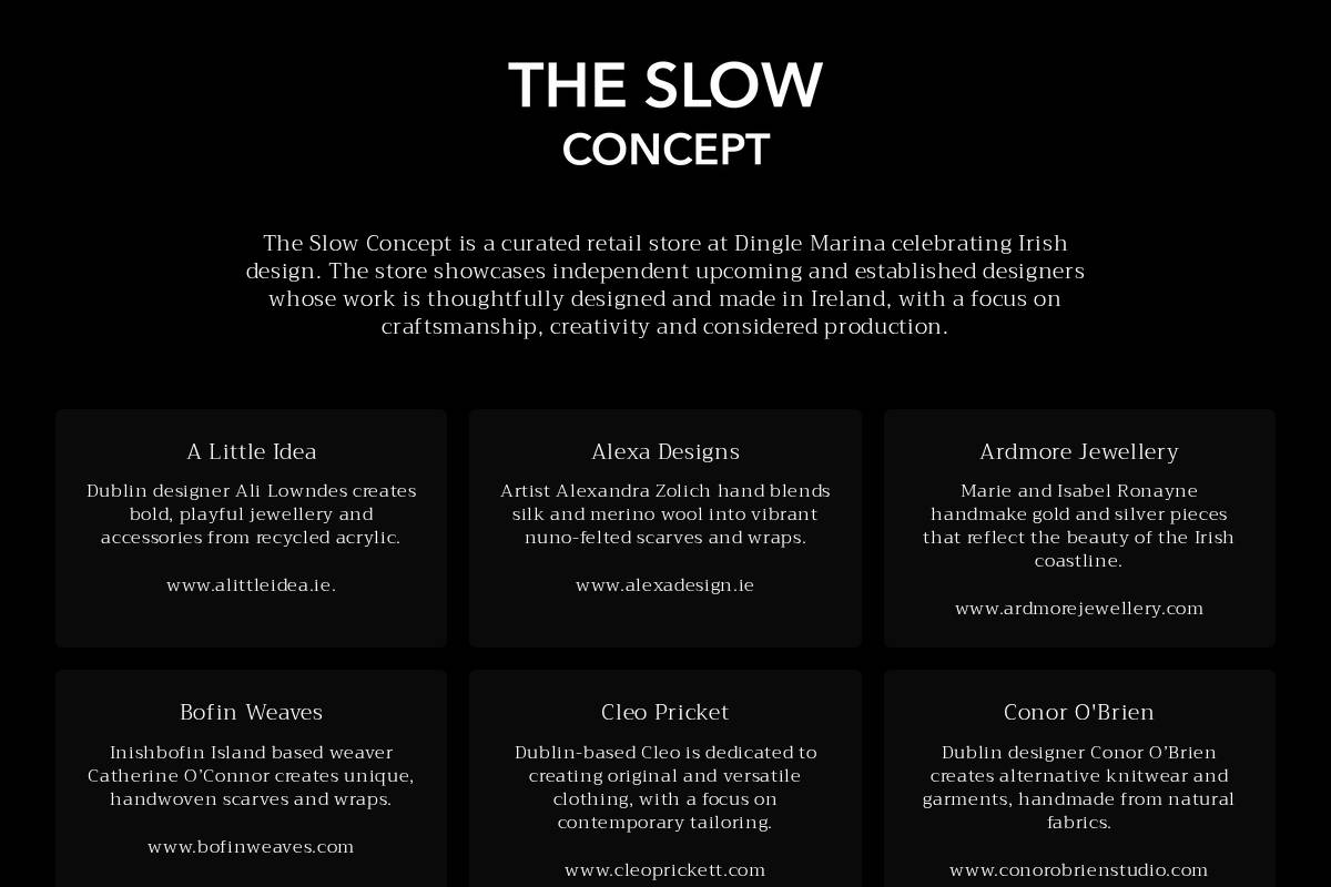 theslowconcept.ie homepage screenshot