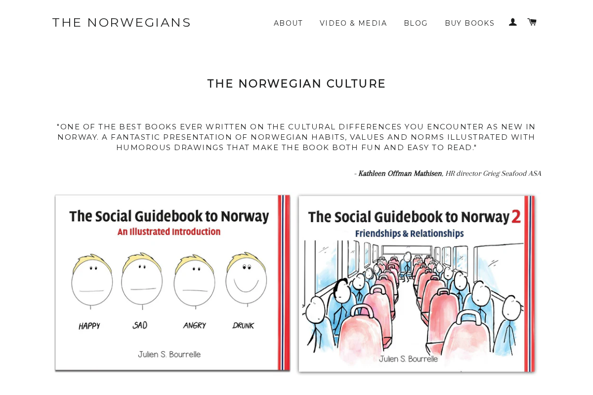 The Norwegians homepage screenshot
