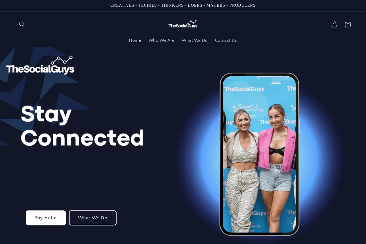 thesocialguys.ie homepage screenshot