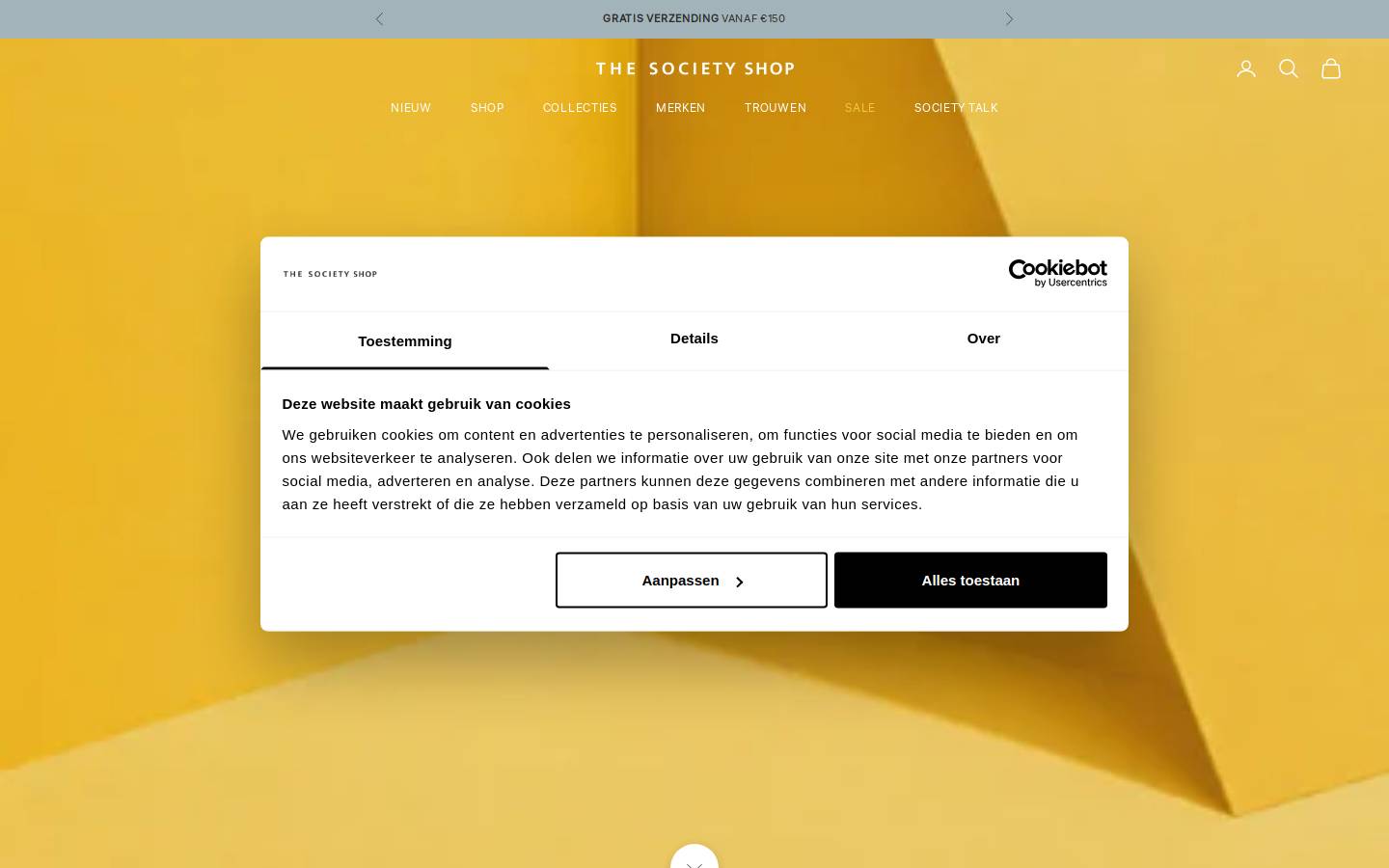 THE SOCIETY SHOP homepage screenshot