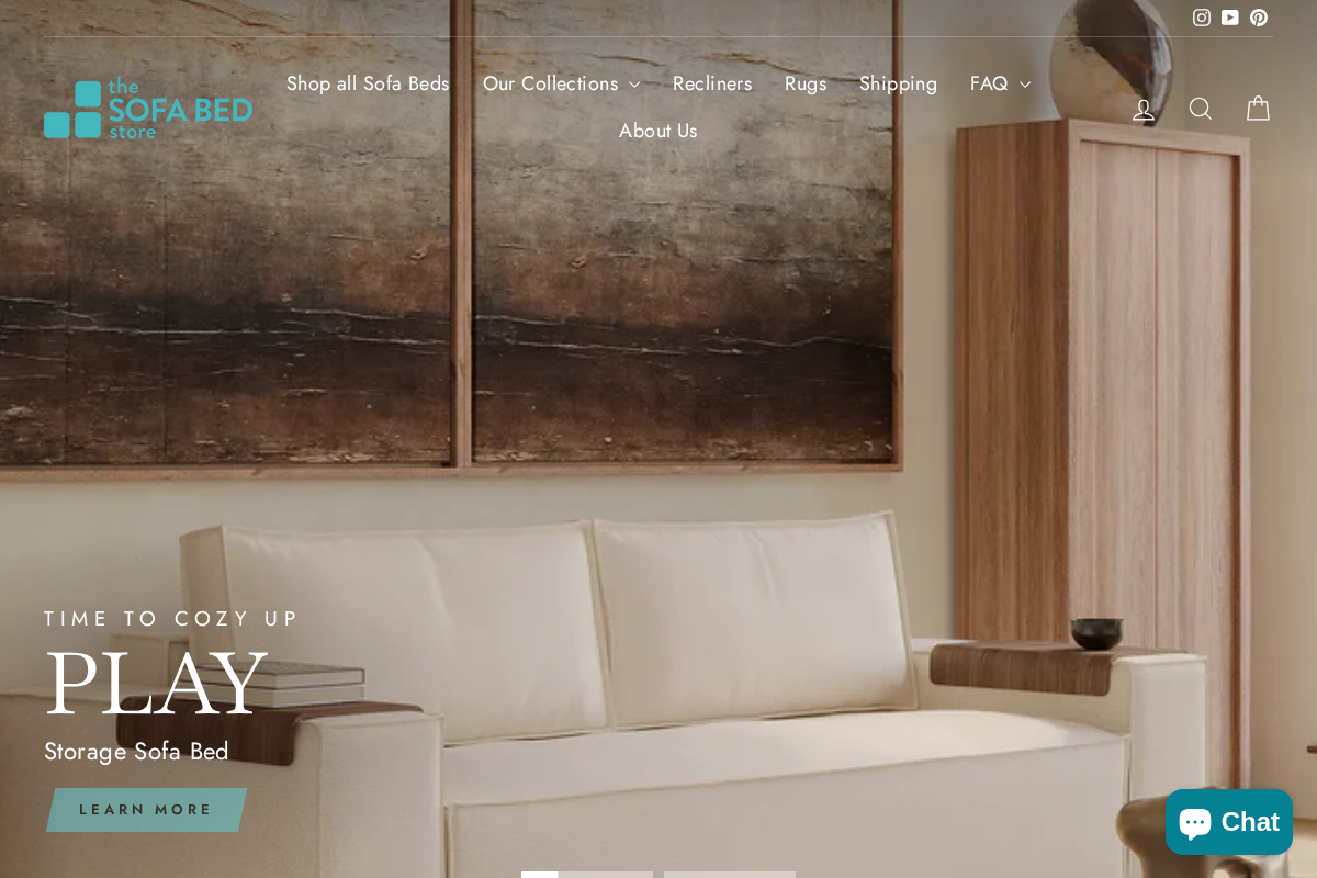 thesofabedstore.com homepage screenshot