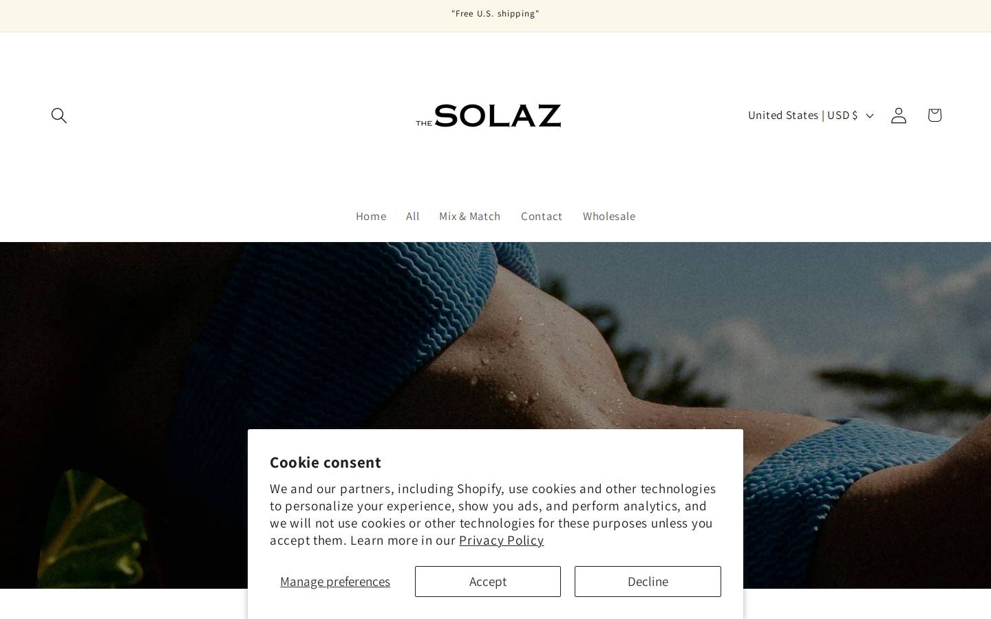 thesolaz.com homepage screenshot
