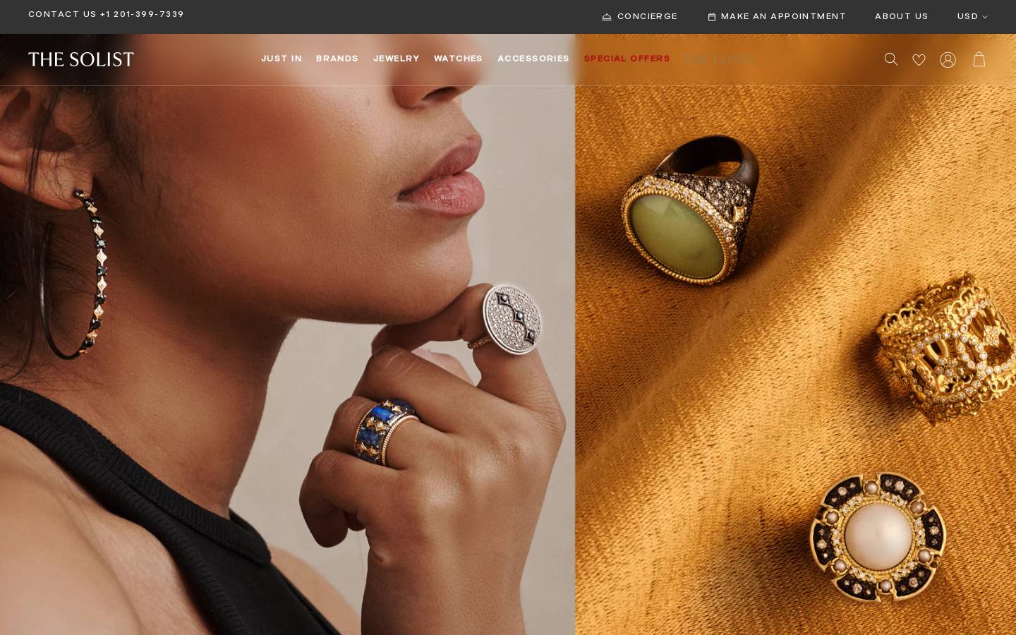 The Solist homepage screenshot