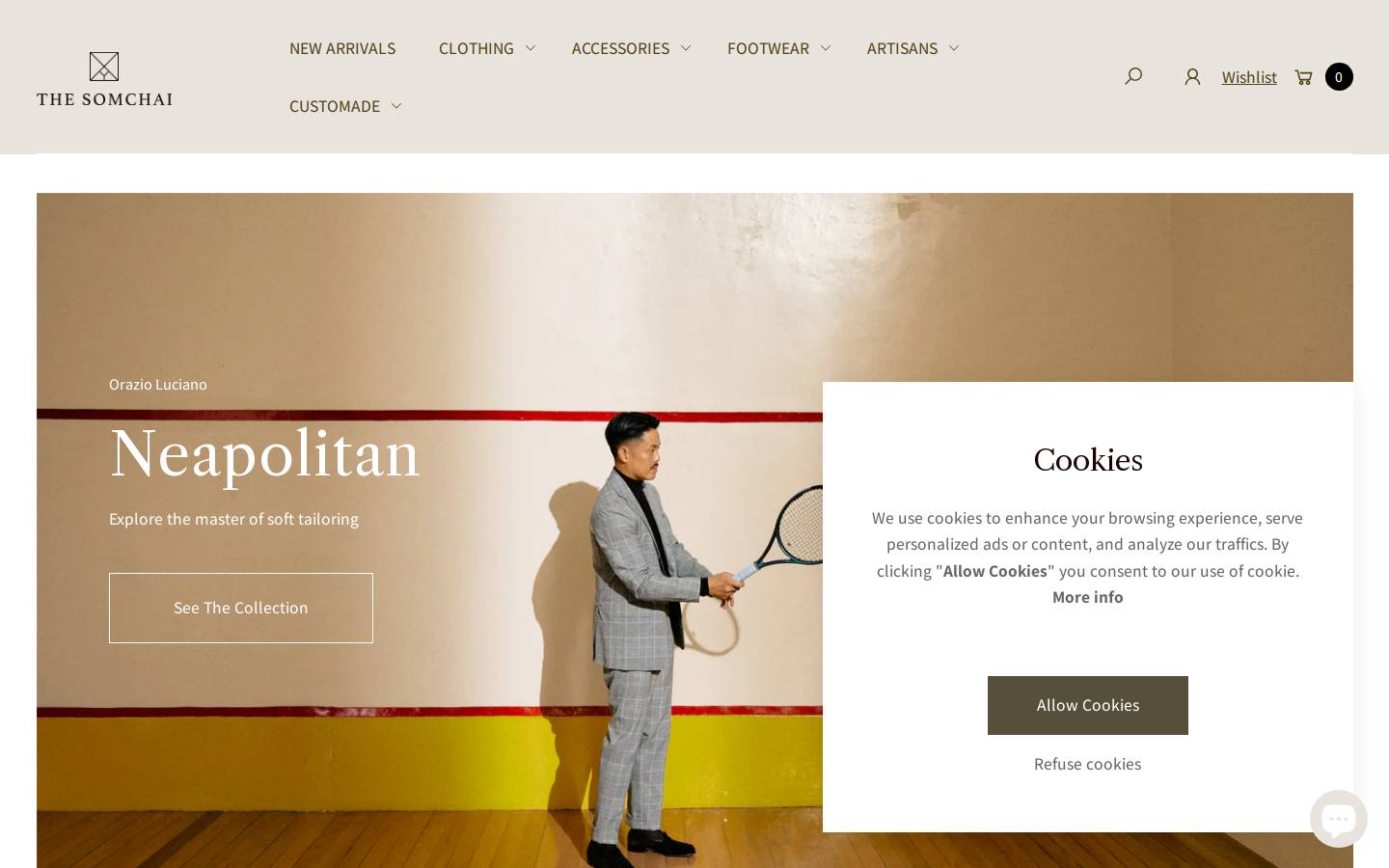 thesomchai.com homepage screenshot