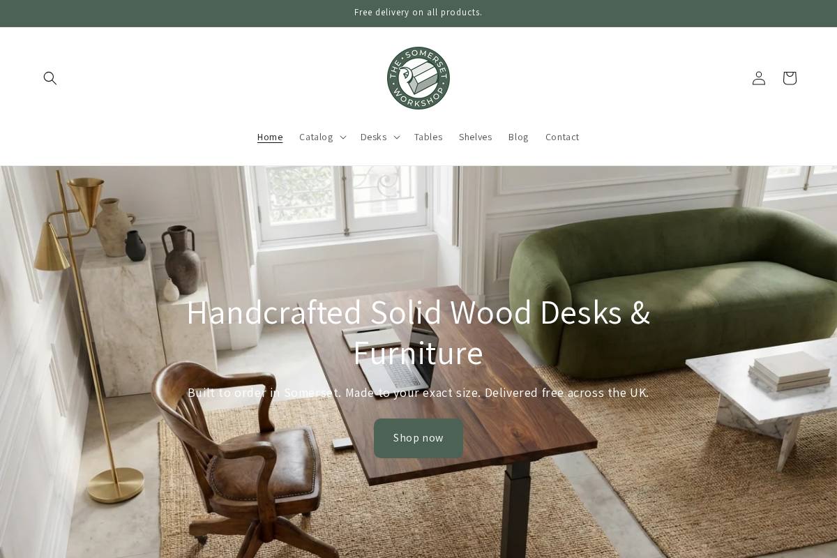 TheSomersetWorkshop homepage screenshot