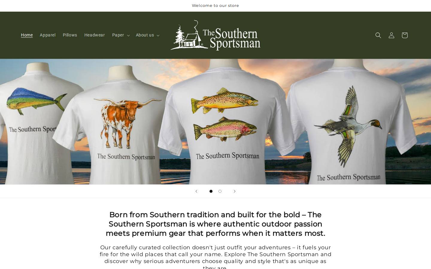 thesouthernsportsman.com homepage screenshot