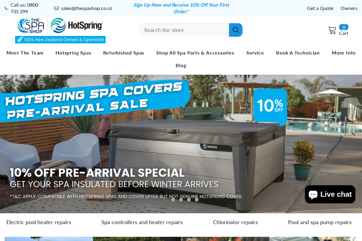 Your One-Stop Shop for Hot Spring Spas, Parts, and Chemicals!American ExpressApple PayGoogle PayMastercardPayPalShop PayUnion PayVisa homepage screenshot