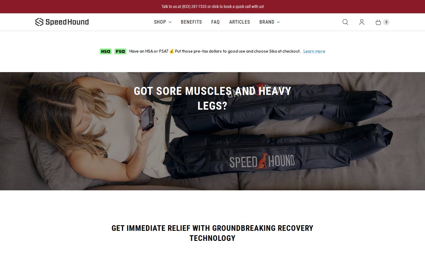 thespeedhound.com homepage screenshot