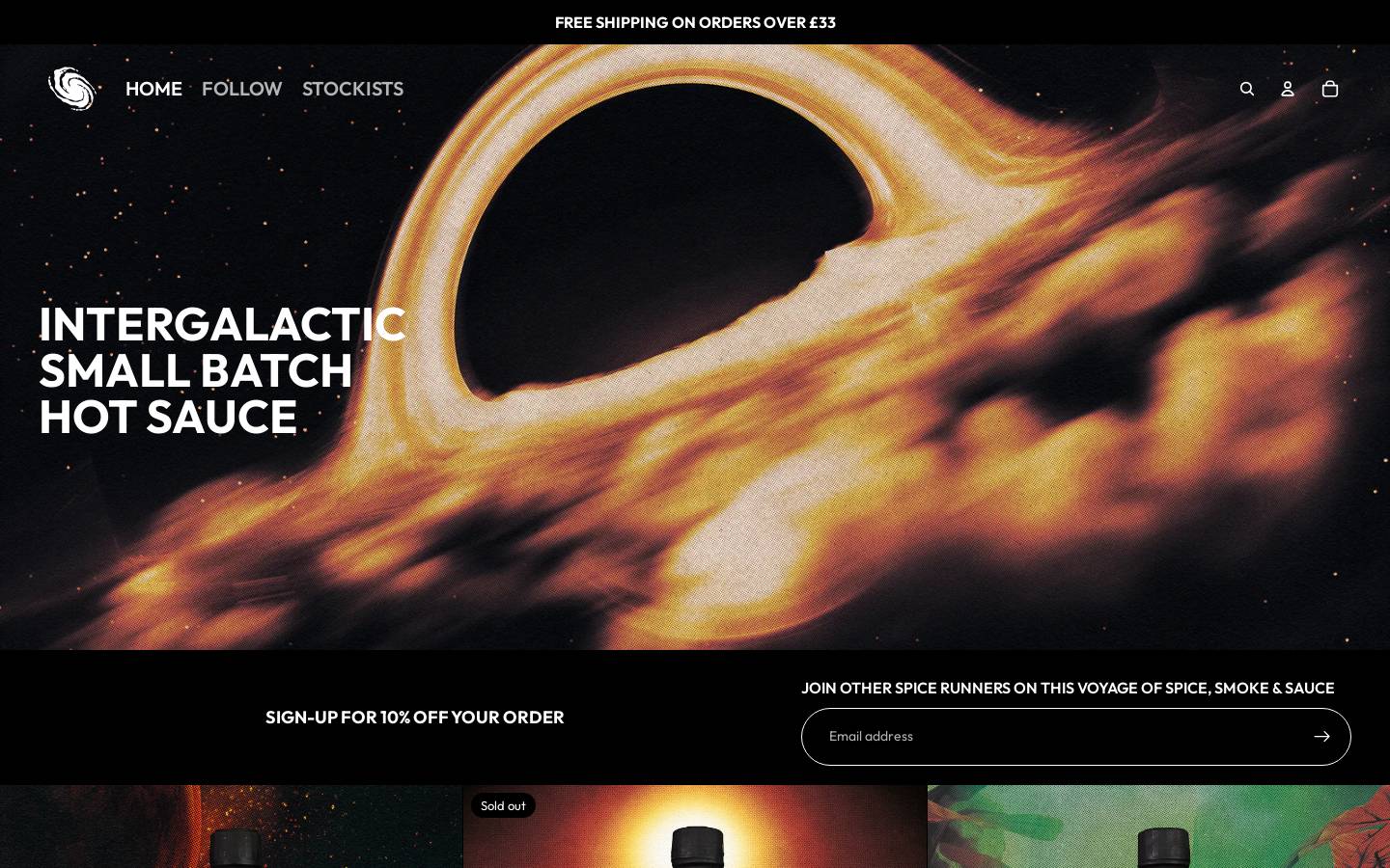 thespicemustflow.space homepage screenshot