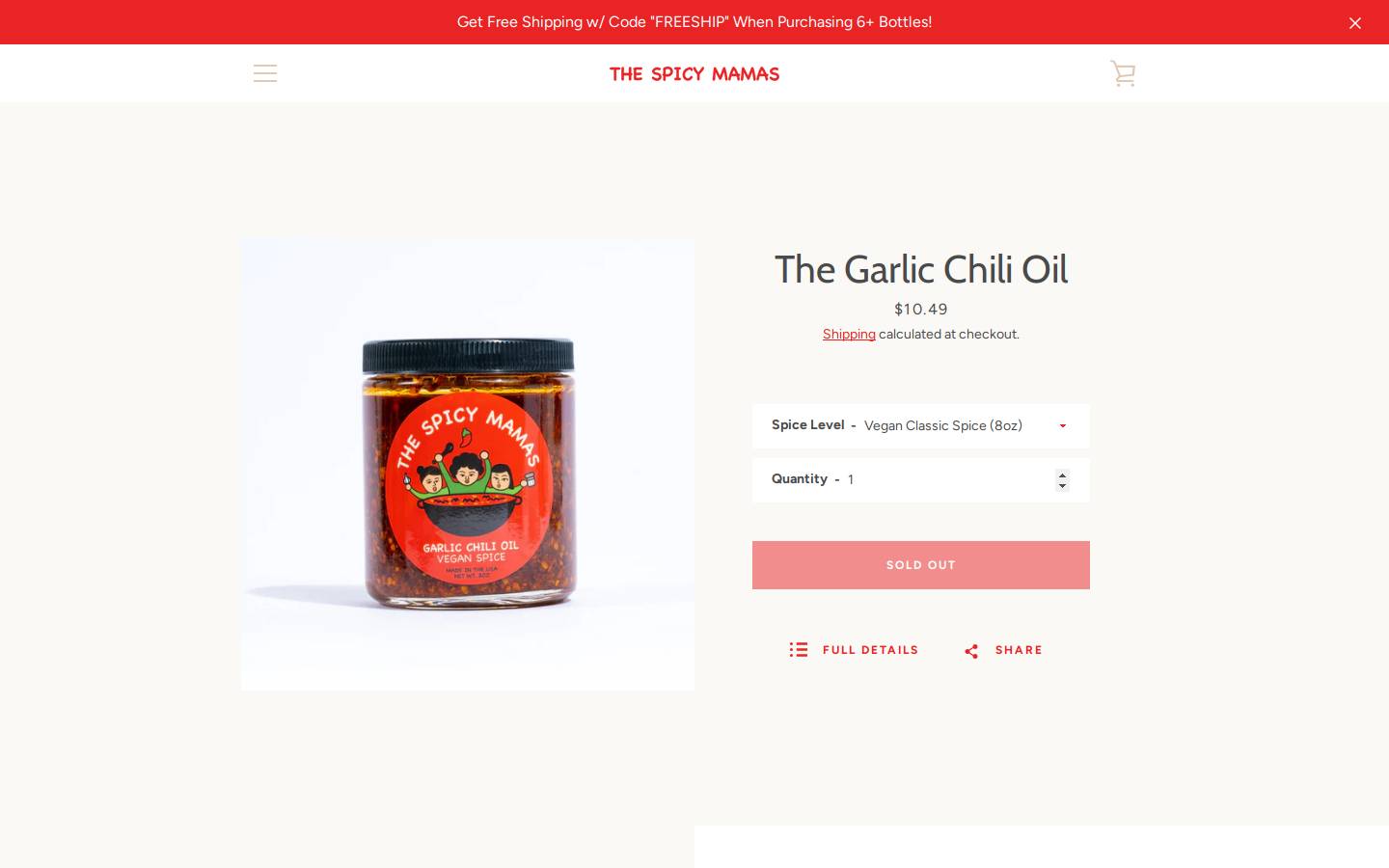 thespicymamas.com homepage screenshot