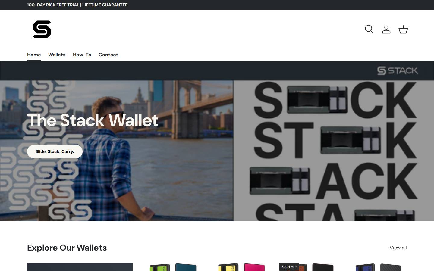 thestackwallet.com homepage screenshot