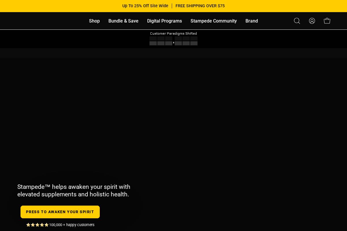 thestampedenetwork.com homepage screenshot
