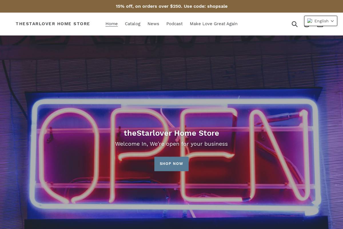 thestarlover.com homepage screenshot