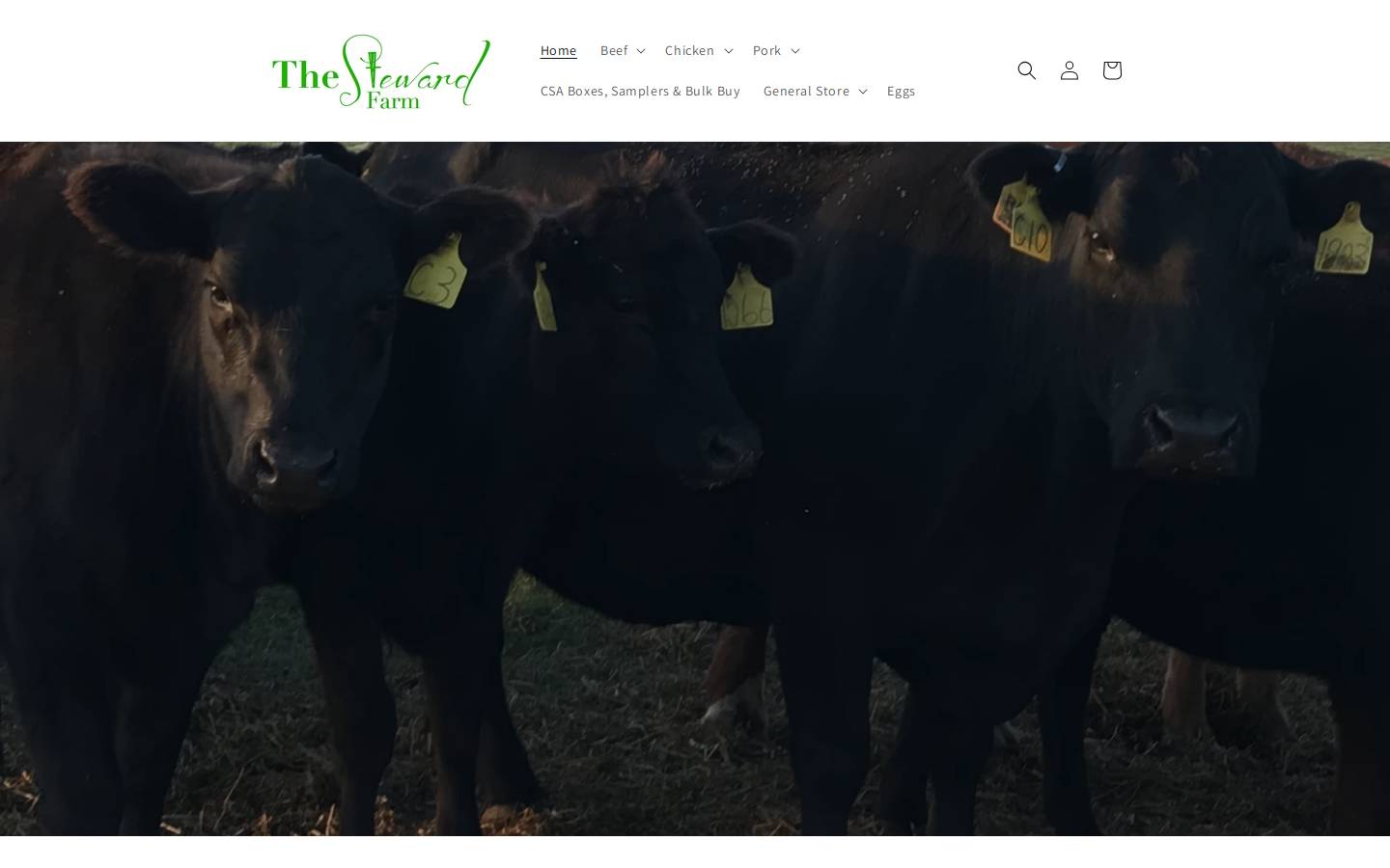 thestewardfarm.com homepage screenshot