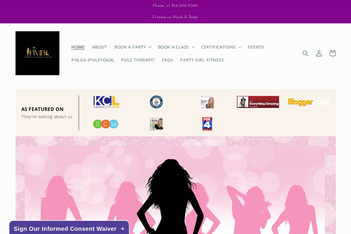 thestilettogym.com homepage screenshot