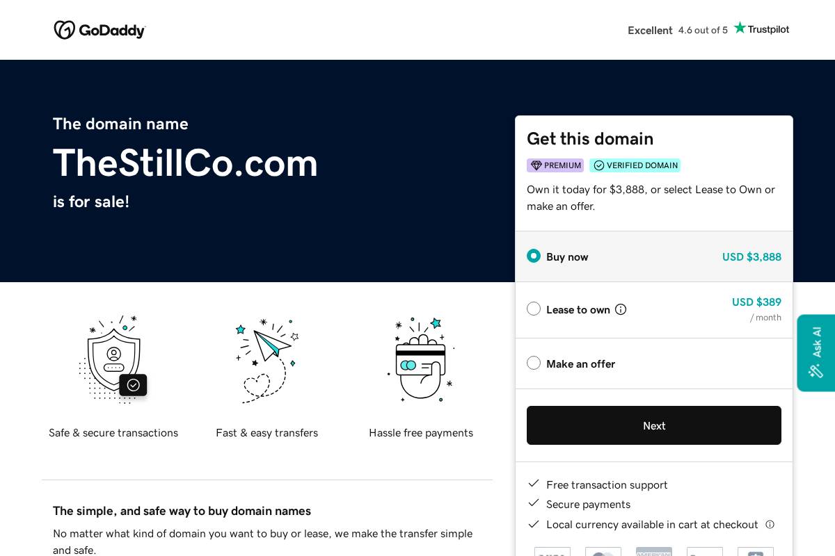 thestillco.com homepage screenshot