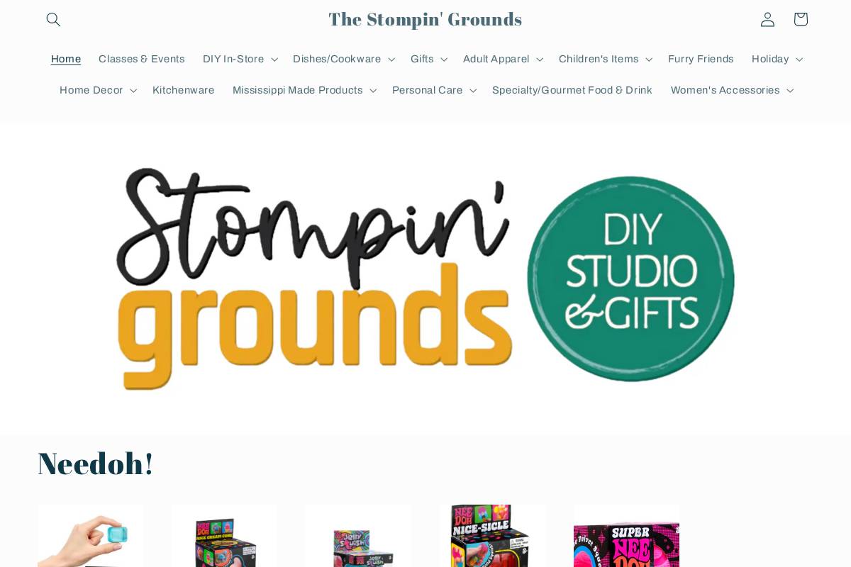 thestompingroundsms.com homepage screenshot