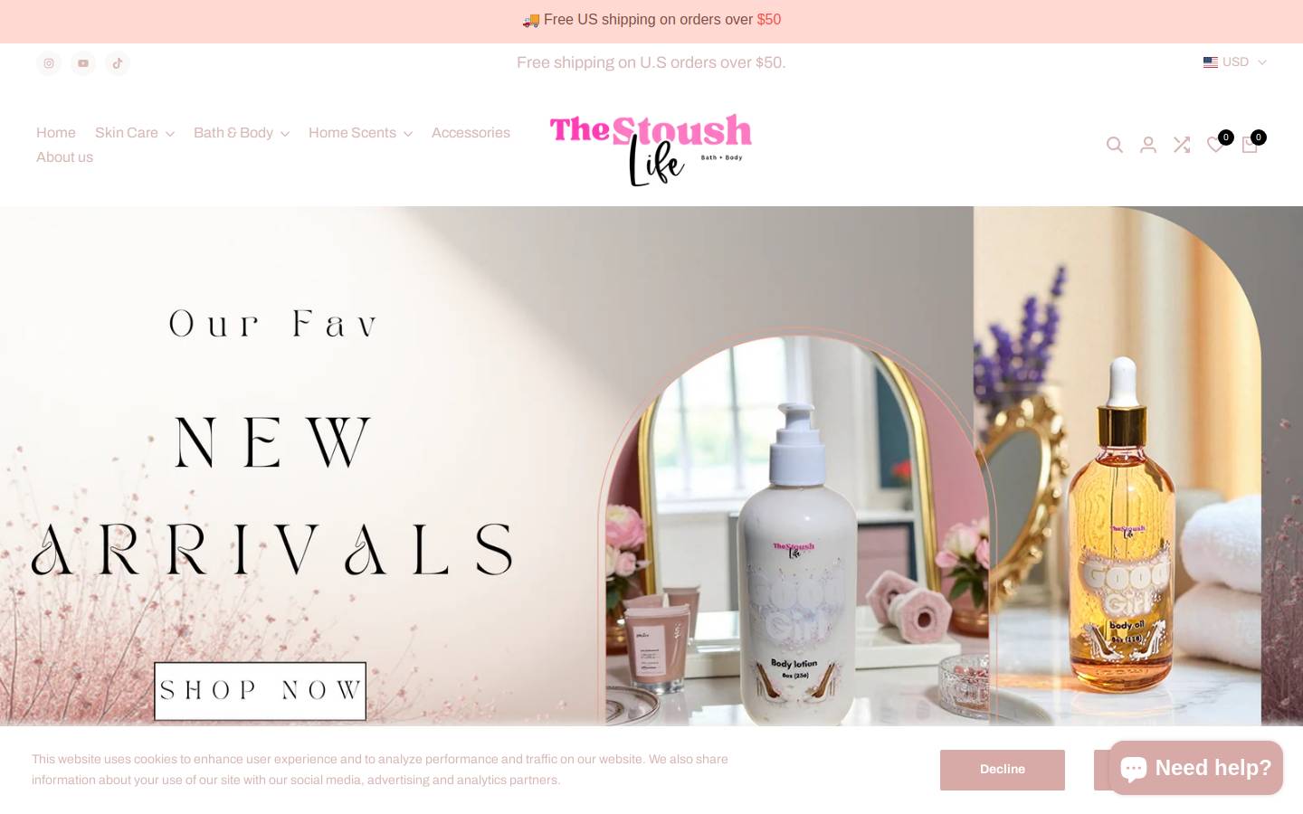 thestoushlife.com homepage screenshot