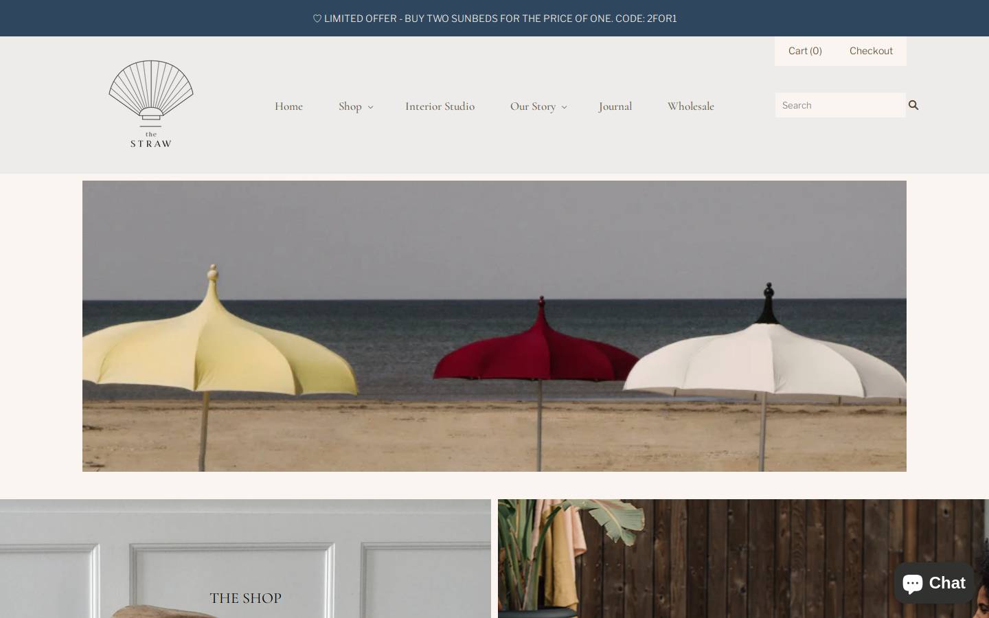 The Straw homepage screenshot