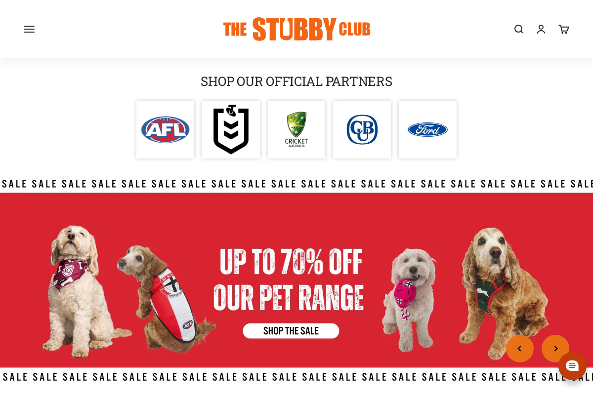 The Stubby Club | The Original Stubby Holder Dispenser homepage screenshot