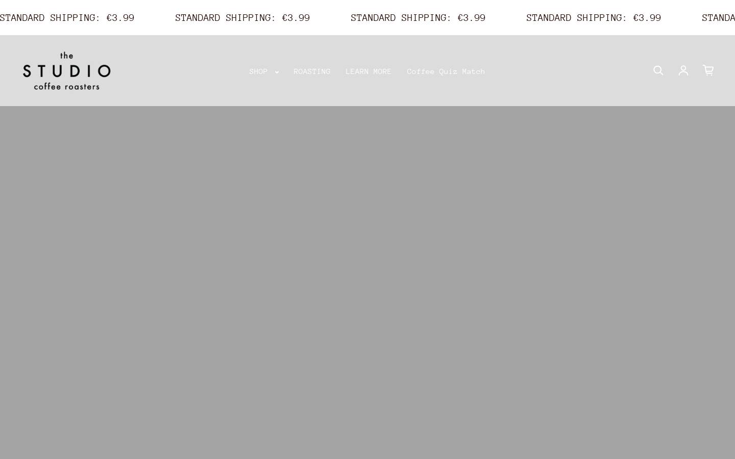 thestudiocoffee.com homepage screenshot