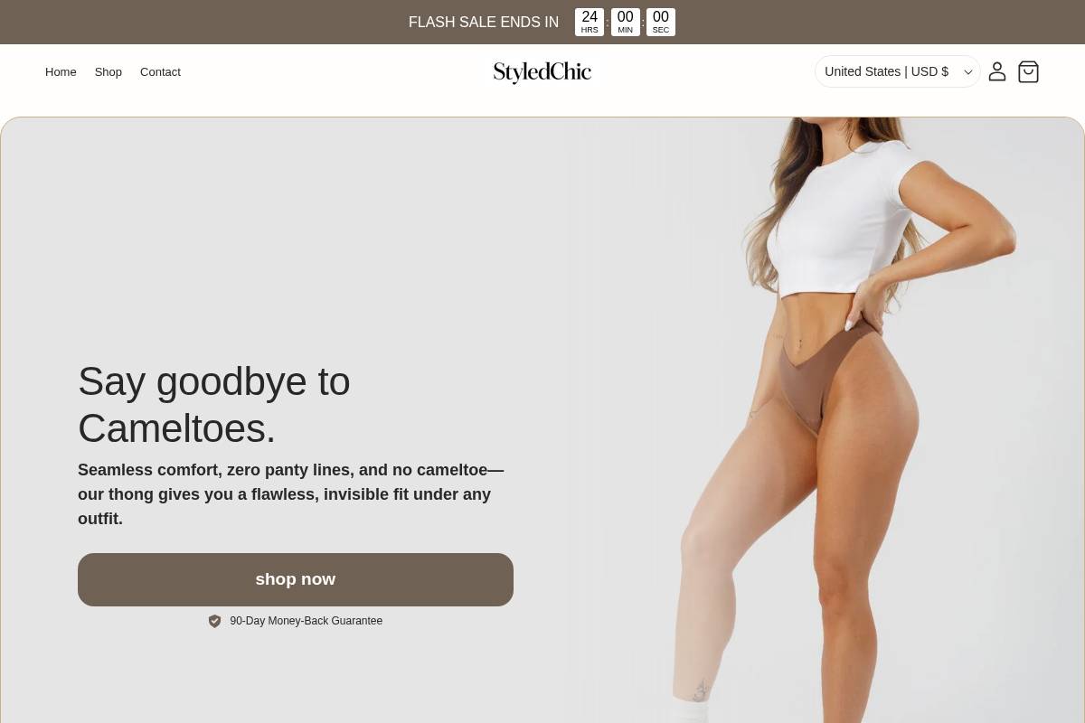 thestyledchic.com homepage screenshot