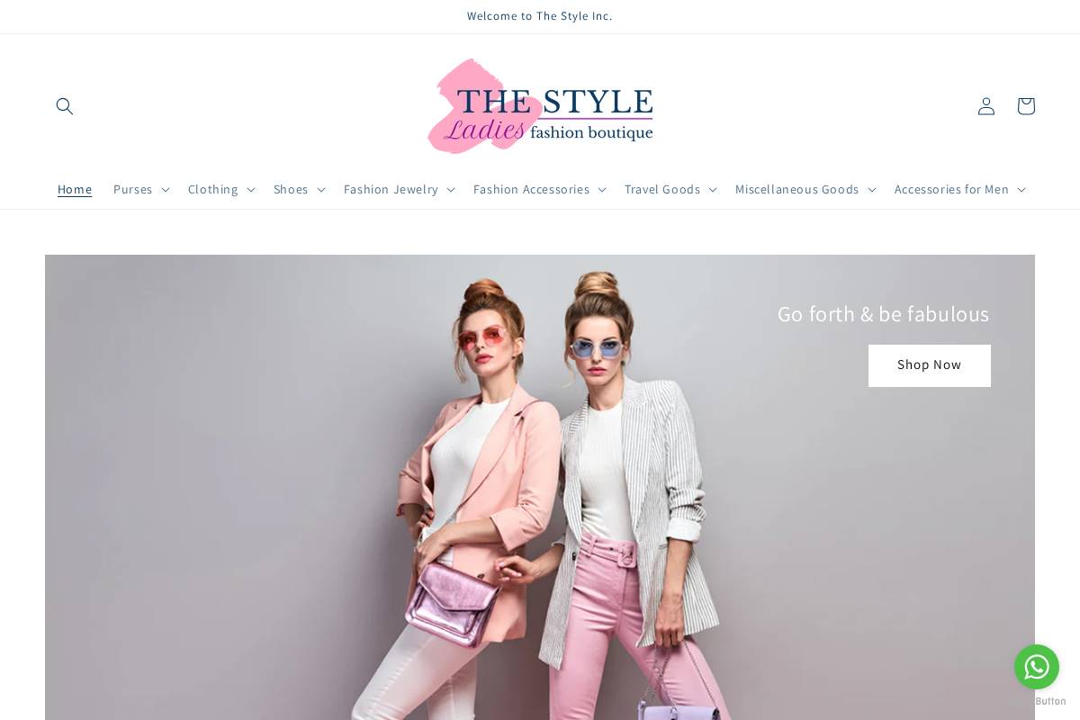 thestyleinccanada.com homepage screenshot