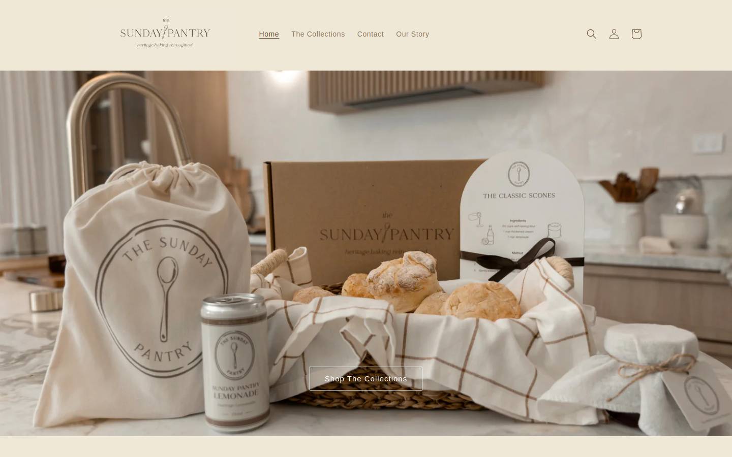thesundaypantry.com.au homepage screenshot