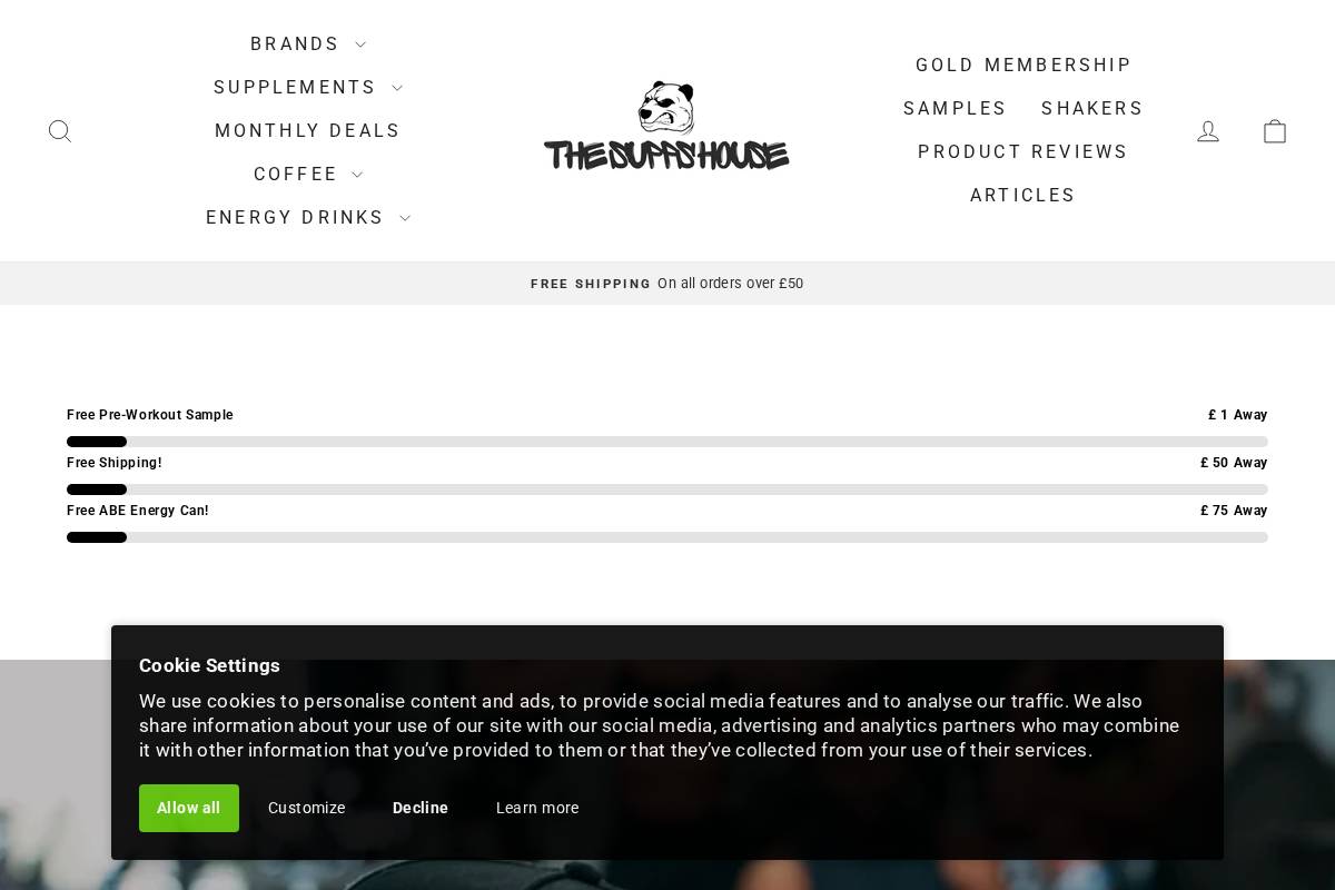 Thesuppshouse homepage screenshot